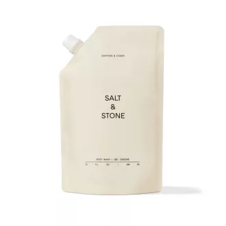 Salt & Stone Sáfrány & cédrus tusfürdő utántöltő