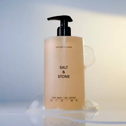 Salt & Stone Sáfrány & cédrus tusfürdő