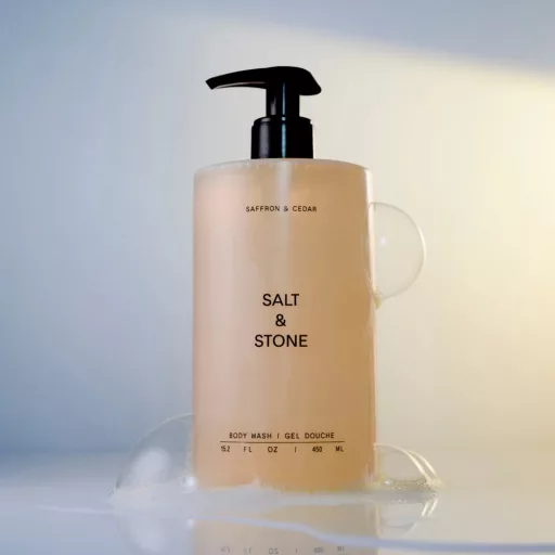 Salt & Stone Sáfrány & cédrus tusfürdő szett