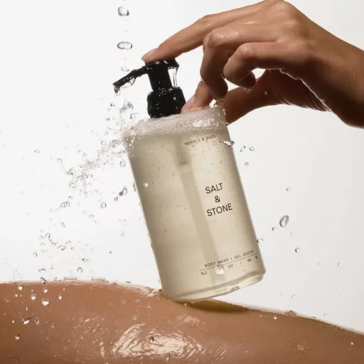 Salt & Stone Neroli & bazsalikom tusfürdő szett
