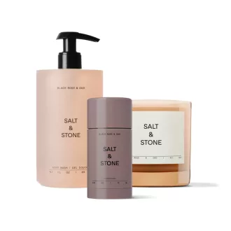Salt & Stone Fekete rózsa & oud ajándék szett