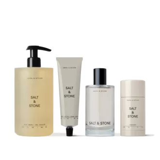 Salt & Stone Szantál & vetiver rituális testápoló szett