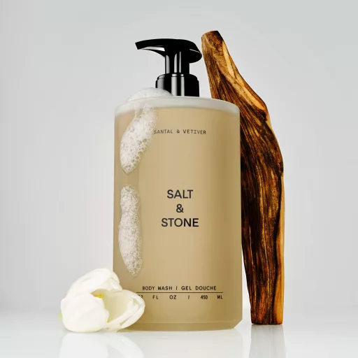 Salt & Stone Szantál & vetiver rituális testápoló szett
