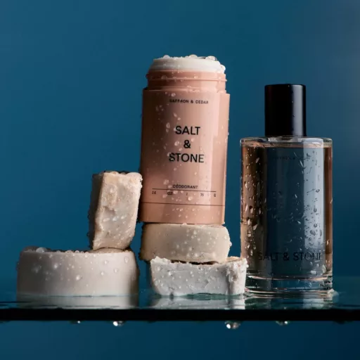 Salt & Stone Sáfrány & cédrus rituális testápoló szett