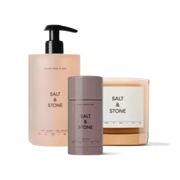 Salt & Stone Fekete rózsa & oud ajándék szett