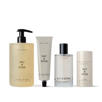 Salt& Stone Szantál & vetiver rituális testápoló szett